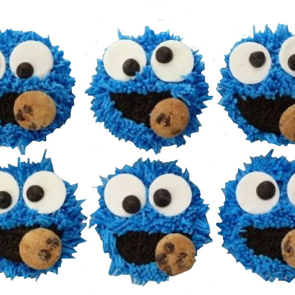 cookie monster cupcakes cookie monster cupcakes