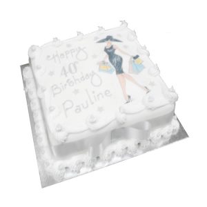 Square Birthday Cake