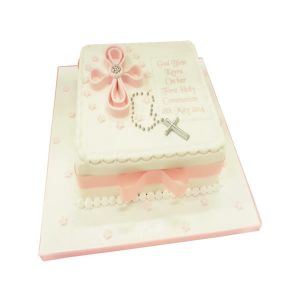 Communion Square Cake