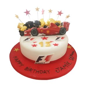 Formula 1 Birthday Cake