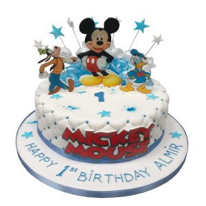 Mickey Mouse Birthday Cake